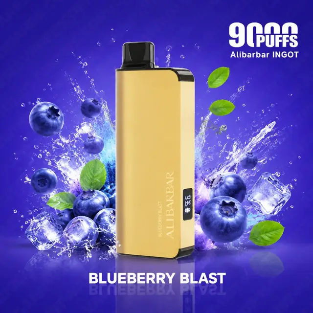 Alibarbar Ingot 9000 Blueberry Blast single-use device, Australia