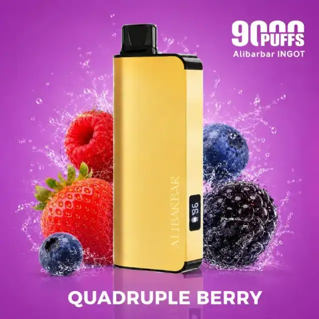 Alibarbar Ingot 9000 Quadruple Berry single-use device, Australia